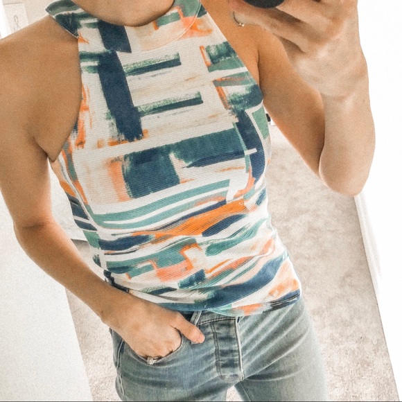 Anthropologie Tops - Anthropologie Deletta Colorful Top